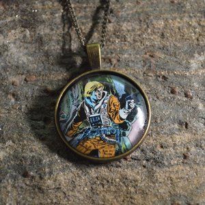 HANDMADE Luke Skywalker X-wing Pilot Star Wars Classic Comics Necklace